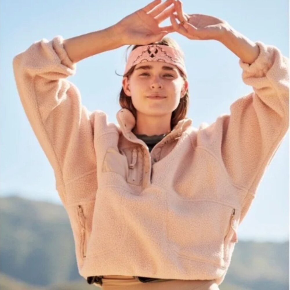 Hit the Slopes Pullover Sherpa Sweatshirt